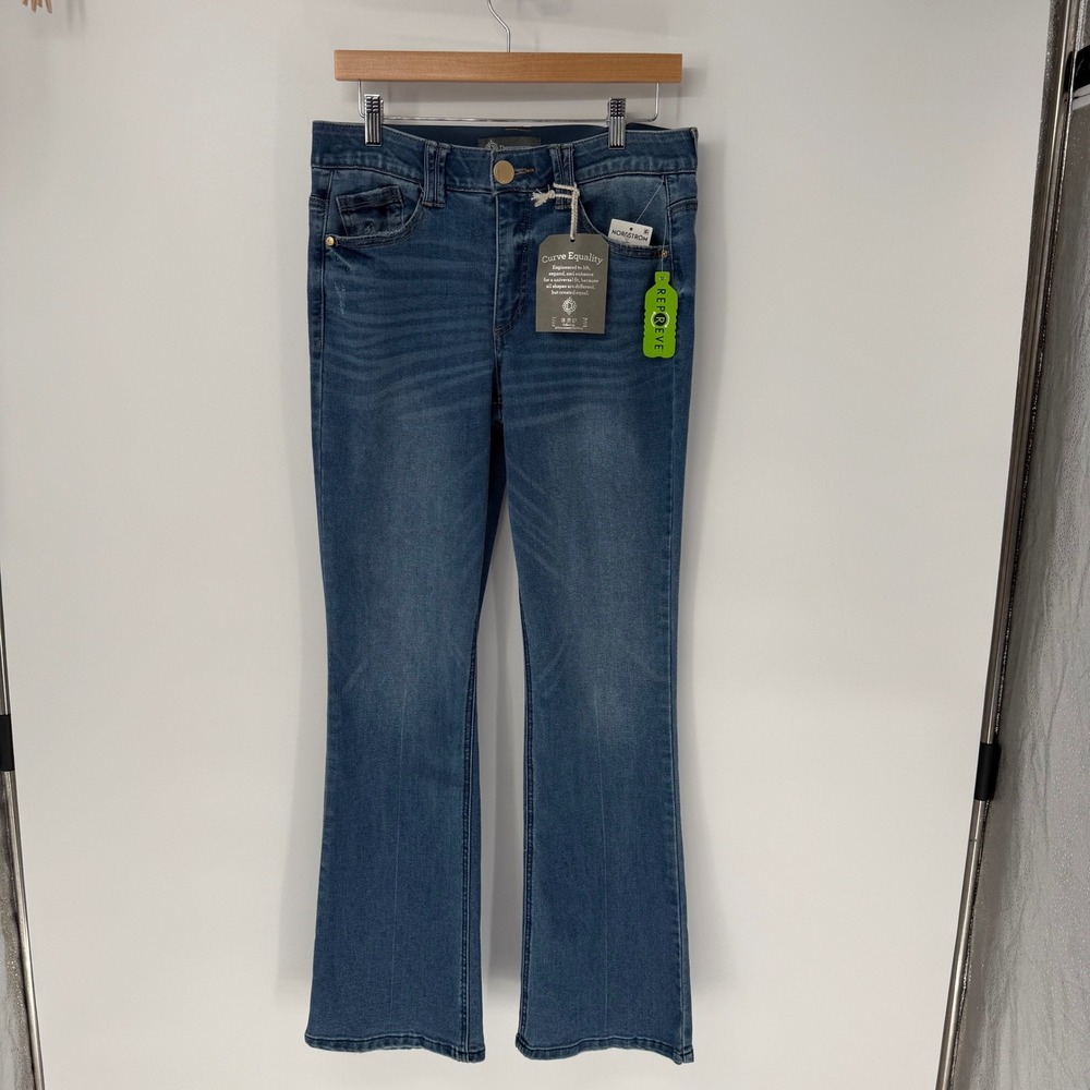 Democracy Womens Size 8 Ab Technology Itty Bitty Bootcut Jeans Blue Repreve NWT